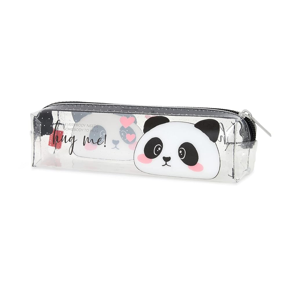 Amazon.com: Legami Panda Transparent Pencil Case, 19.5x5.5